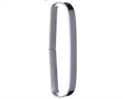 KEEPER BELT STYLE NICKEL PLATE 25MM 