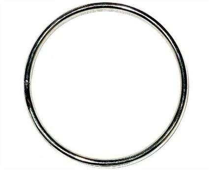 O/S DIAMETER SPLIT RING NICKEL PLATE 51MM