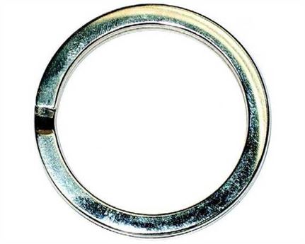 O/S DIAMETER SPLIT RING FLAT NICKEL PLATE 33MM