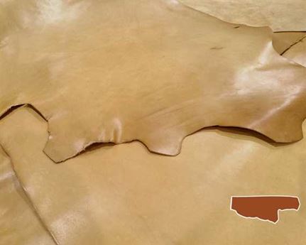  HALF BELLY VEG LEATHER NEVADA BRANDY COLOUR 1.2/1.4MM FROM TUSCANY ITALIAN