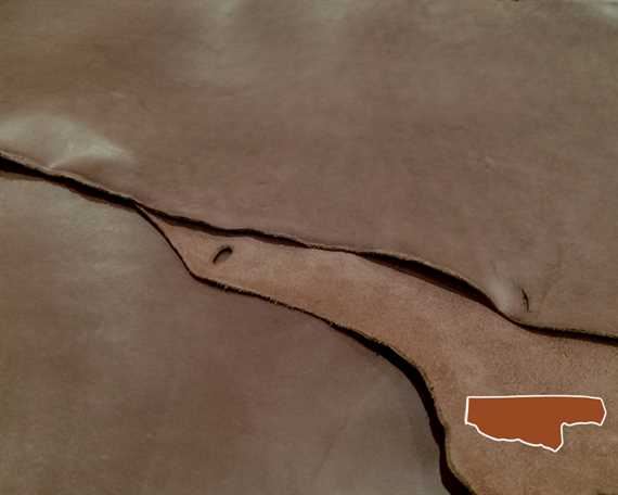  HALF BELLY VEG LEATHER NEVADA DARK BROWN COLOUR 1.2/1.4MM FROM TUSCANY ITALIAN