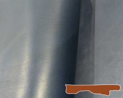 HALF BELLY VEG LEATHER PONTE BLUE COLOUR 1.8/2.0MM FROM TUSCANY ITALIAN
