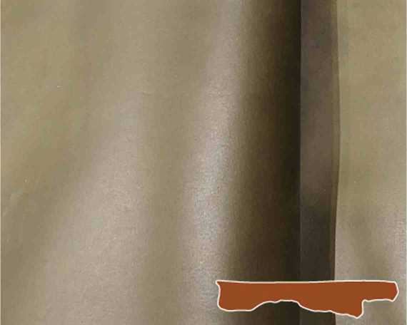 HALF BELLY VEG LEATHER PONTE OLIVE COLOUR 1.8/2.0MM FROM TUSCANY ITALIAN