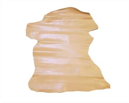 KID SKIN GLAZED DARK BEIGE 0.6/0.8MM LEATHER FROM SPAIN