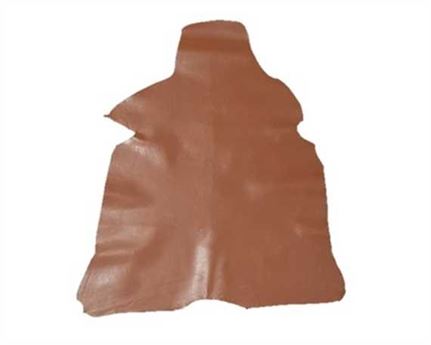 KID SKIN GLAZED TAN 0.6/0.8MM LEATHER FROM SPAIN