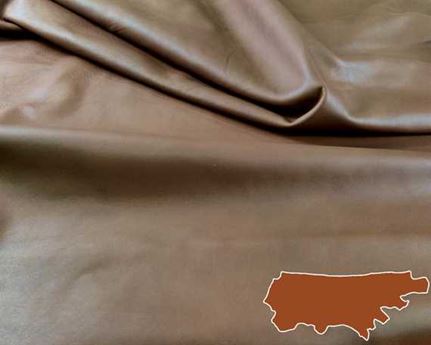 BAG LEATHER VELVET - ANILINE SIDES 1.0/1.2MM COL 0291