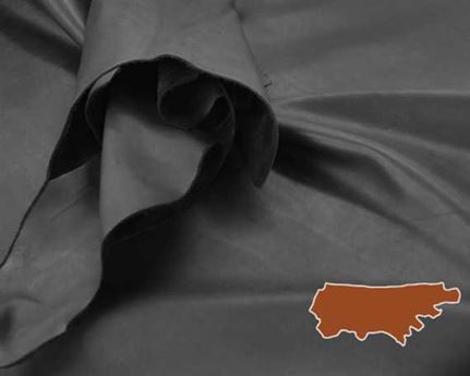 WAXY PANEL COW SIDES 1.5MM BLACK 