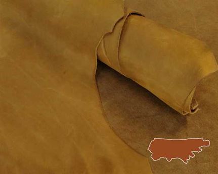 CRAZY HORSE COW SIDE UPPER OILY 2.0MM DK BROWN VERSATILE LEATHER