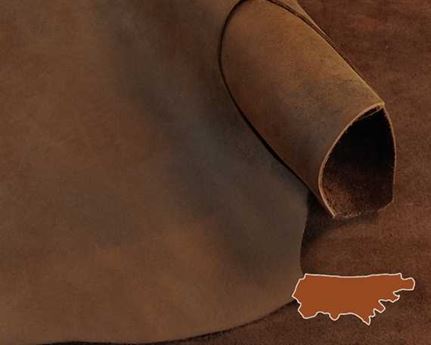 CRAZY HORSE COW SIDE UPPER OILY 2.0MM TAN VERSATILE LEATHER