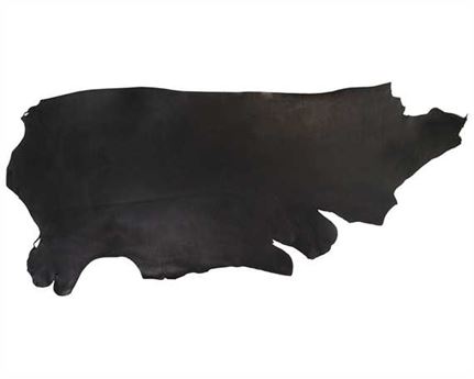 MORGAN OAK VEG HARNESS SIDE 6.0MM BLACK HEAVY USA STEER HIDE LEATHER