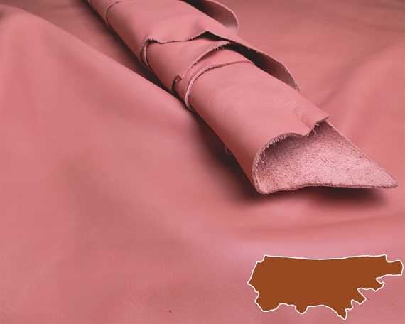 BAG/UPPER LEATHER LIMITED EDITION SIDES 1.4 / 1.6MM PENRITH PEACH