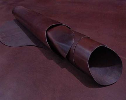 VEG TANNED COW SIDE 2.2MM BROWN GREAT CRAFT LEATHER.