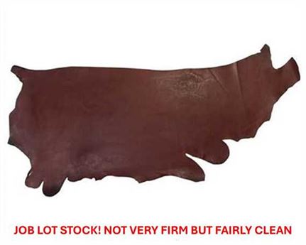 MORGAN OAK VEG SKIRT SIDE 5.0MM AUS NUT USA STEER HIDE LEATHER