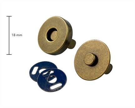 BAG DOCTOR MAGNETIC BAG CATCH ANTIQUE LARGE