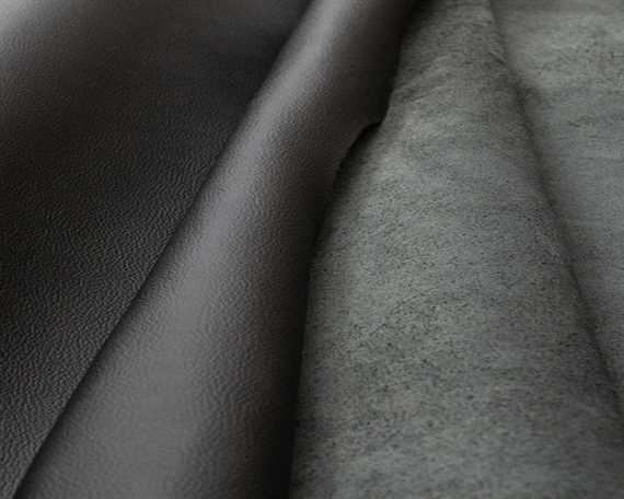 MUIRHEAD CAIRNGORM BLACK CG001 UPHOLSTERY LEATHER FULL HIDE