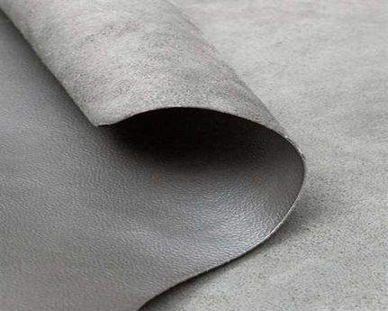 MUIRHEAD METALLIC GREY MT050 UPHOLSTERY LEATHER FULL HIDE