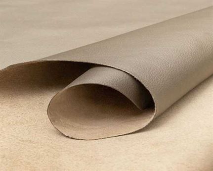 MUIRHEAD METALLIC OYSTER MT052 UPHOLSTERY LEATHER FULL HIDE