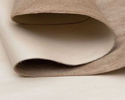 MUIRHEAD METALLIC PEARL MT053 UPHOLSTERY LEATHER FULL HIDE