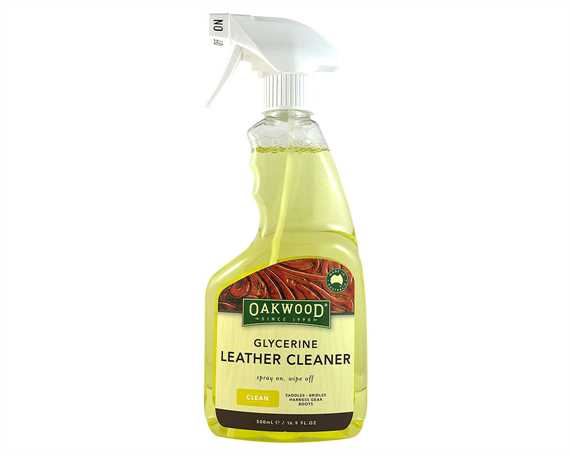 OAKWOOD GLYCERINE LEATHER CLEANER SPRAY 500mL