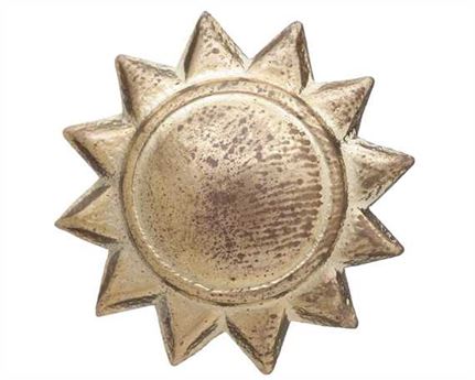 ORNAMENT BRASS BALL STAR 15MM
