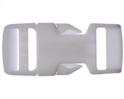 VELCRO® Brand 19MM AC501N SIDE RELEASE BUCKLES WHITE