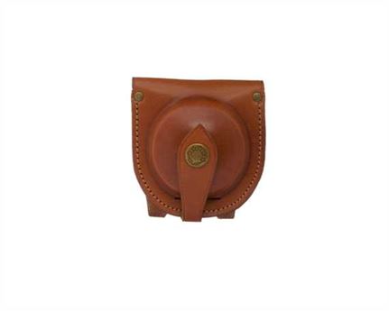 FOB WATCH POUCH WITH BELT LOOP LEATHER TAN 