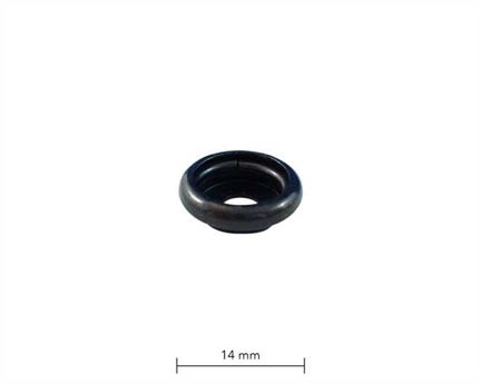 PRESS STUD LARGE DU BLACK SOCKET PER 1000