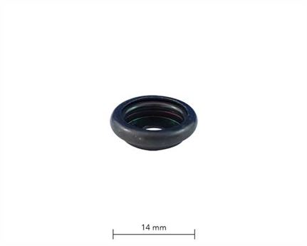 PRESS STUD LARGE DU BLACK SOCKET EXTRA LIGHT PER 1000