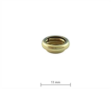 PRESS STUD MINI DU GILT (BRASS) SOCKET PER 1000
