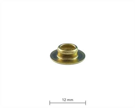 PRESS STUD MINI DU GILT (BRASS) STUD PER 100