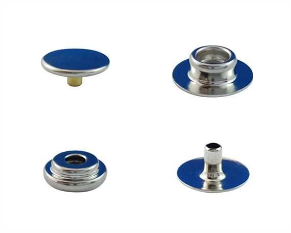 PRESS STUD FULL SET OF 25 MINI DU NICKEL EYELET, SOCKET, STUD, TOP