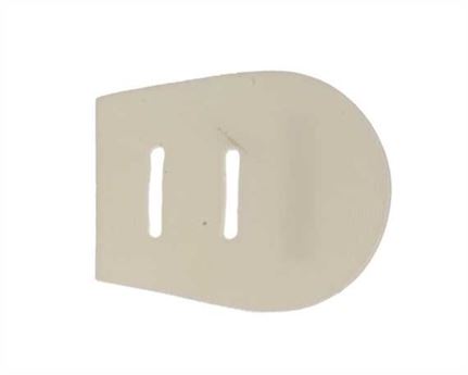 HORSE RUG REINFORCEMENT 2 SLOT WHITE SYNTHETIC