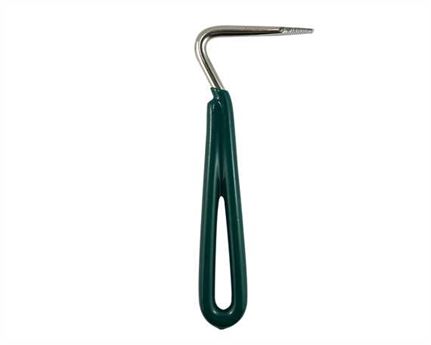  SADDLE DOCTOR METAL HOOF PICK PVC GREEN