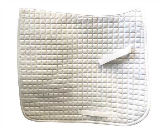  SADDLE DOCTOR QUILTED DRESSAGE SADDLE CLOTHS WHITE