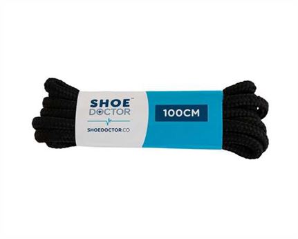  SHOE DOCTOR 100CM THICK ROUND LACE BLACK 