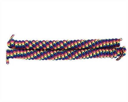  SHOE DOCTOR 120CM SPIRAL LACE RAINBOW