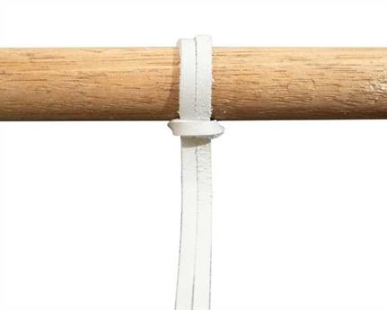 LEATHER LACE SHOE DOCTOR BONE 150CM (PAIR) TRIMMABLE TO 120CM