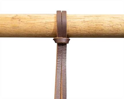 LEATHER LACE SHOE DOCTOR BROWN 150CM (PAIR) TRIMMABLE TO 120CM