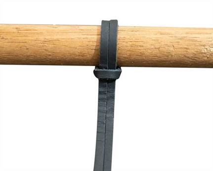 LEATHER LACE SHOE DOCTOR NAVY 150CM (PAIR) TRIMMABLE TO 120CM