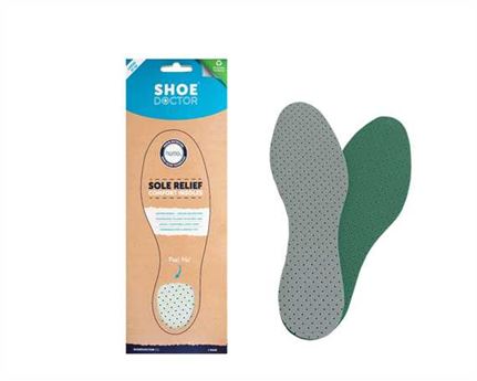  SHOE DOCTOR INSOLE SOLE RELIEF SIZE 37-38 NANO SILVER