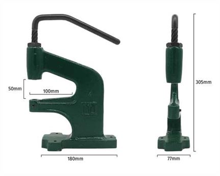 ITALIAN GREEN SETTER TWIST HANDLE SIZE 3 MEDIUM