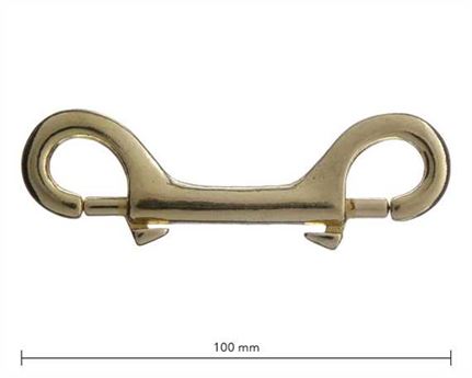SNAP DOUBLE-END BRASS 100MM