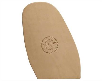 PREMIUM GRADE LEATHER HALF SOLES NATURAL FINISH 5.5MM MEN'S 16