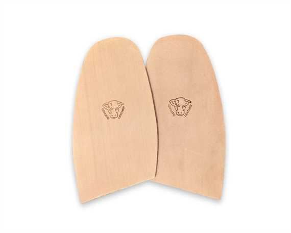 LEATHER HALF SOLES NATURAL 3.5MM L 9/10 OR M 5/6 BULL BRAND (REGULAR)