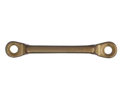 L123  BREECHING STAPLE BRASS 44MM