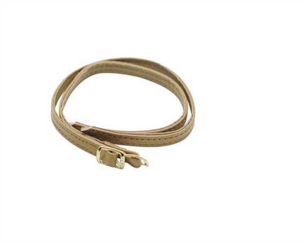 SHOE DOCTOR STRAP FOR SHOE BUCKLE GILT BEIGE 7MM