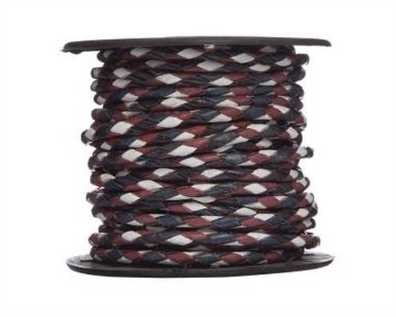 BOLO 3MM #694 RED, WHITE, NAVY BLUE 10M ROLL