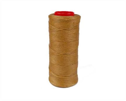 THREAD BRAIDED WAXED POLY 1MM DARK BEIGE #104 100G SPOOL