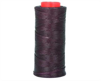 THREAD BRAIDED WAXED POLY 1MM PURPLE 100G SPOOL