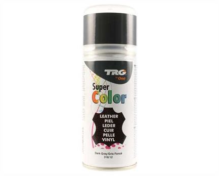 TRG SUPER COLOUR AEROSOL SPRAY 150ML DARK GREY 318